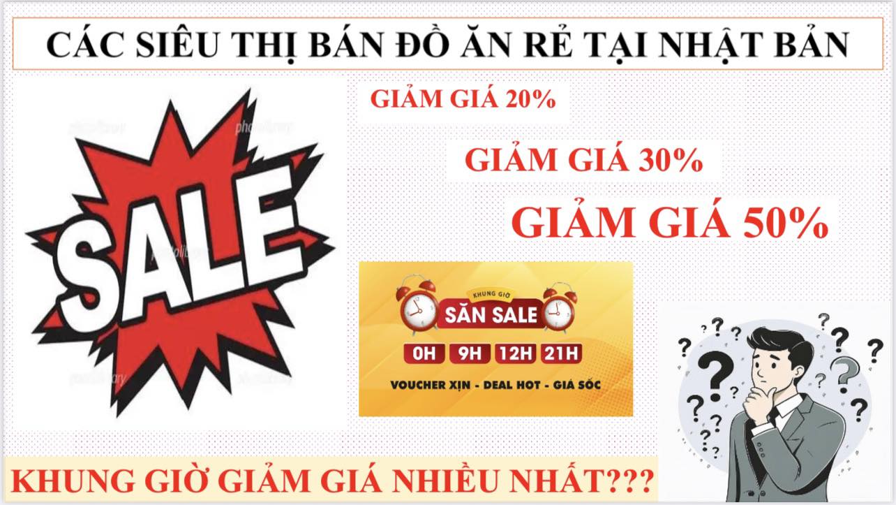 CÁC SIÊU THỊ BÁN ĐỒ ĂN RẺ CỦA NHẬT BẢN